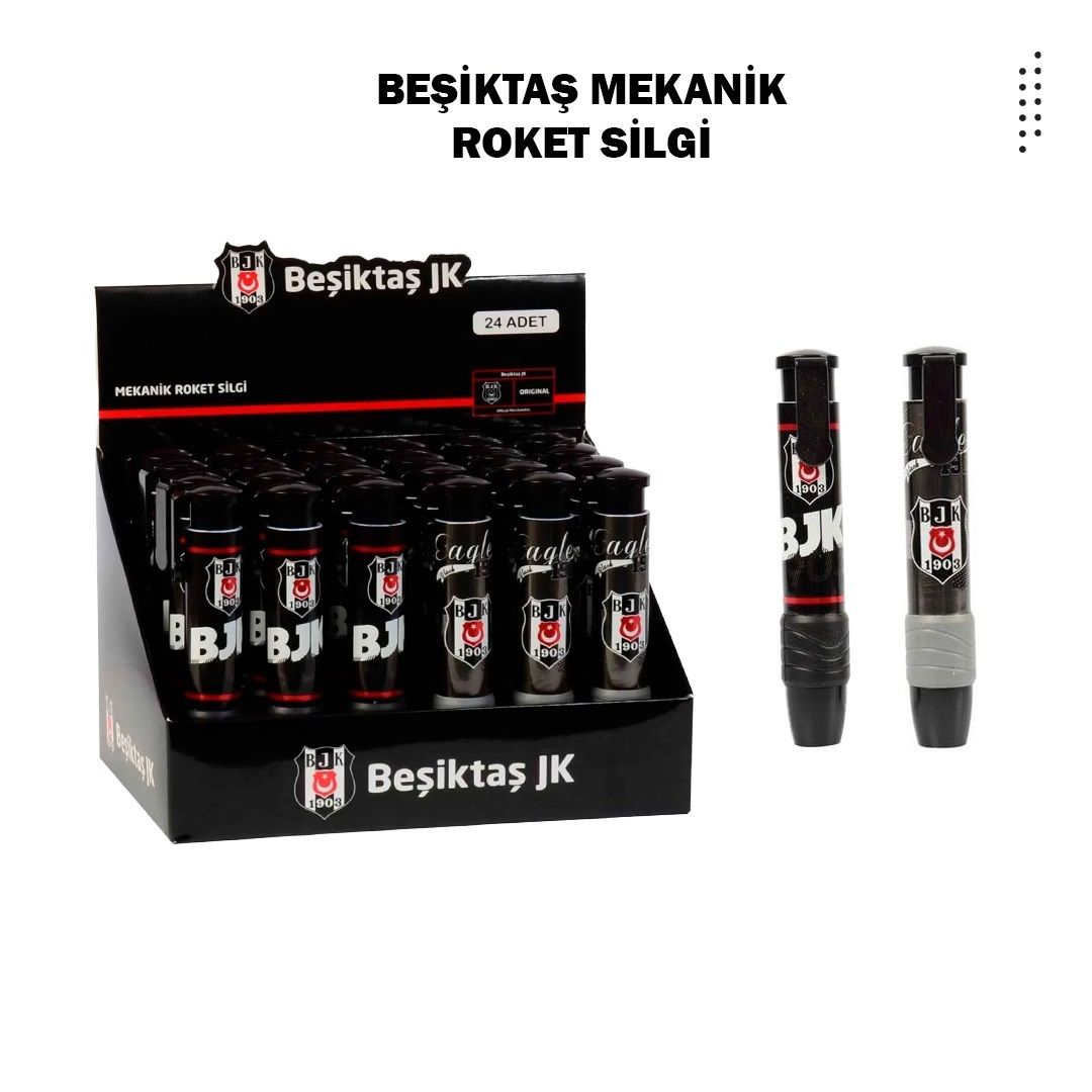Toptan Roket Silgi Beşiktaş Lisanslı