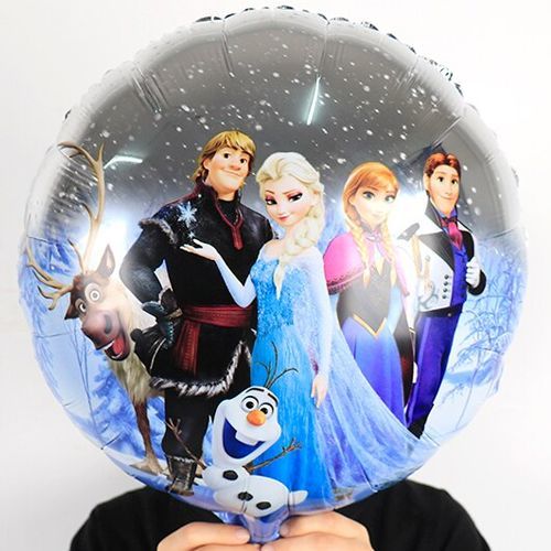 Toptan Folyo Balon Yuvarlak Frozen Model