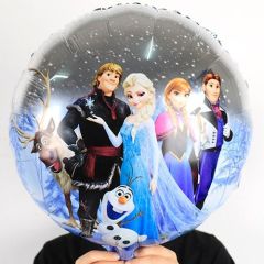 Toptan Folyo Balon Yuvarlak Frozen Model