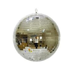Toptan Disko Topu Ayna Gümüş 25 Cm