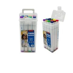 Toptan Kutulu Twin Marker Kalem 12'li