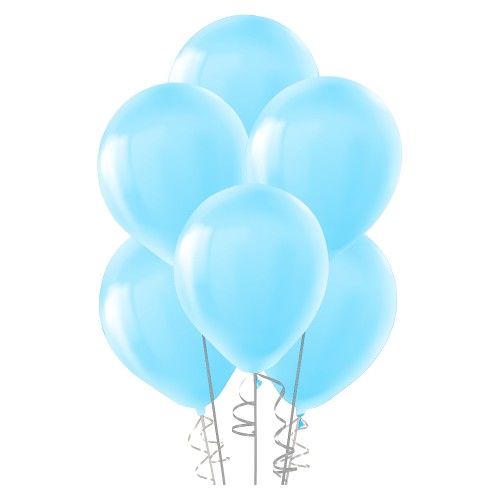 Toptan Pastel Mavi Renk Lateks Balon