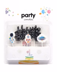 Toptan Uzay Happy Birthday 4lü Mum