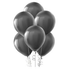 Toptan Pastel Siyah Renk Lateks Balon