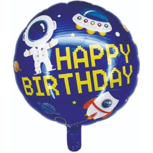 Toptan Folyo Balon Yuvarlak Uzay  Model