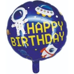 Toptan Folyo Balon Yuvarlak Uzay  Model