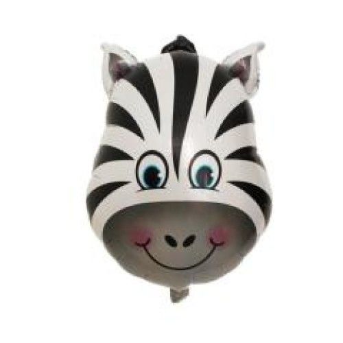 Toptan Folyo Balon Zebra Kafa Model