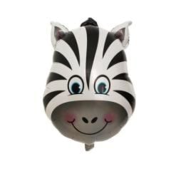 Toptan Folyo Balon Zebra Kafa Model
