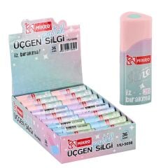 Toptan Mikro Pastel Üçgen Silgi