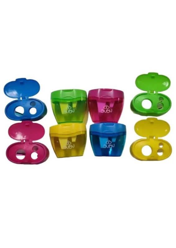 Toptan Şeffaf Üç Delikli Kalemtraş