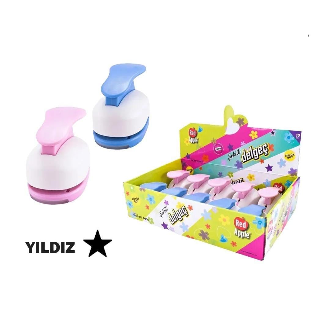 Toptan Kırtasiye Yıldız Şekilli Delgeç Büyük Boy