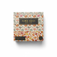 Toptan Garden Party Flower Serisi Desenli Kutulu Bant