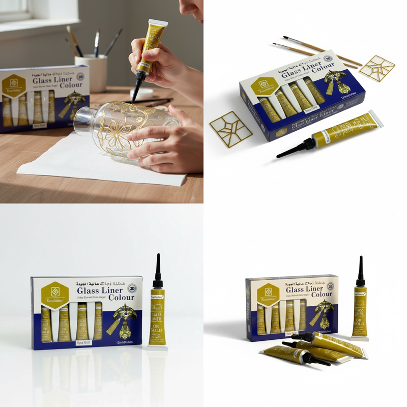 Toptan Contour Paste Cam Kontürü - Gold