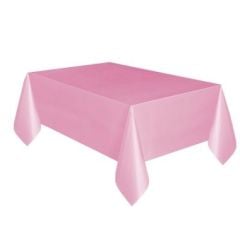 Toptan Pembe Plastik Masa Örtüsü BÜYÜK