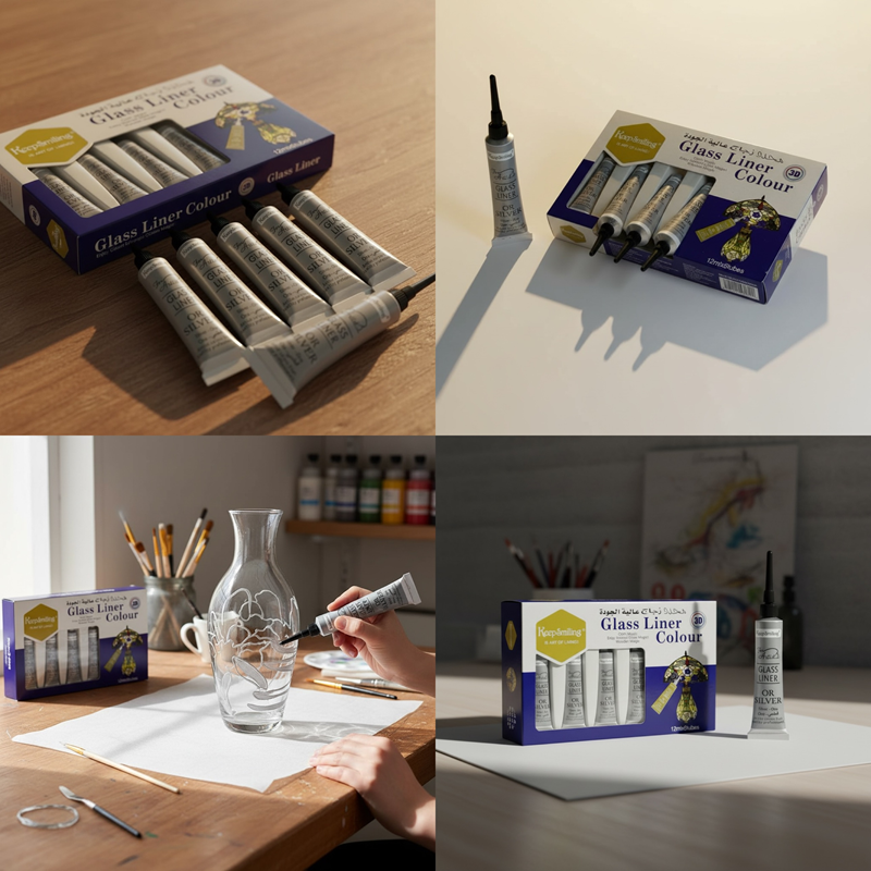 Toptan Contour Paste Cam Kontürü - Gümüş