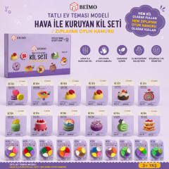 Toptan Tatlı Evi Teması Air Clay / Kil Seti