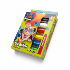 Toptan Nova Color 6 Renk Yüz Boyası