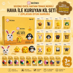 Toptan Sevimli Evcil Hayvan Teması Air Clay / Kil Seti
