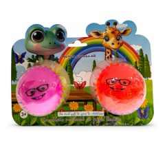 Toptan Renkli Ses Çıkaran Zıp Zıp Top 2'Li Set