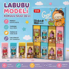 Toptan Labubu Modeli Kokulu Silgi