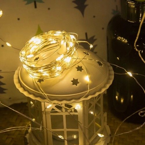 Toptan Pilli Peri Led Gün Işığı 5 Metre