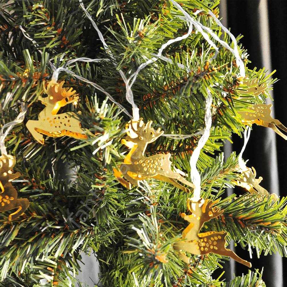 Toptan Pilli Led Işık 3m Geyik