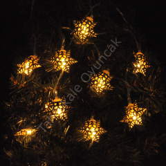 Toptan Pilli Led Işık 3m Kar Tanesi