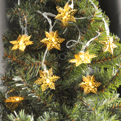 Toptan Pilli Led Işık 3m Kar Tanesi