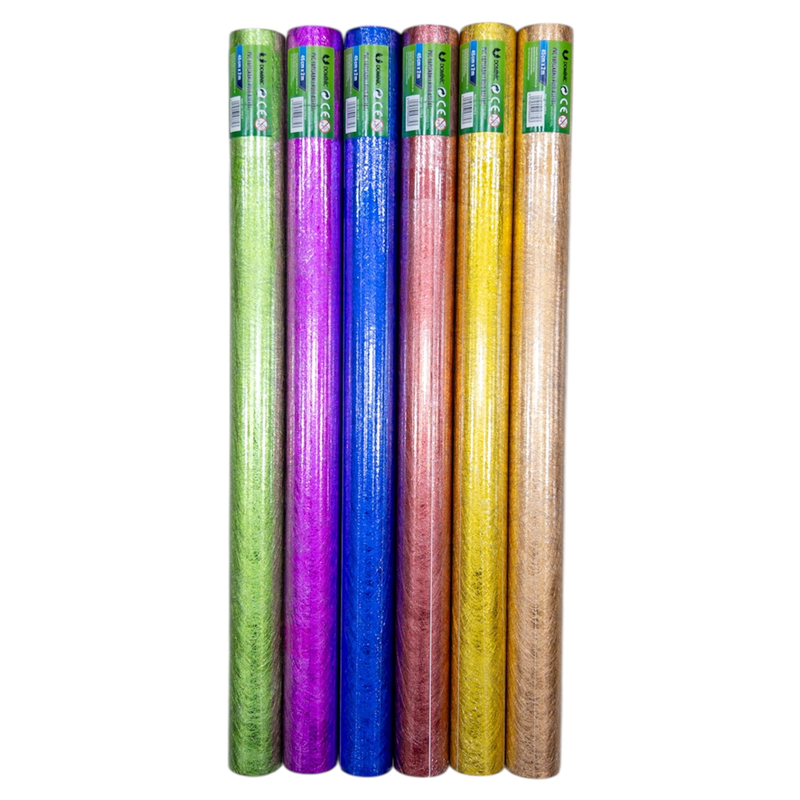 Toptan Rulo Asetat Digifix Metalik Simli