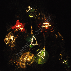 Toptan Yılbaşı Pilli Figürlü Led Işık 3m Karışık