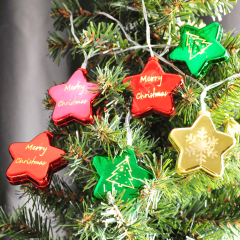 Toptan Yılbaşı Pilli Figürlü Led Işık 3m Karışık