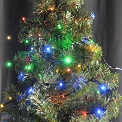 Toptan Pilli Led Işık 80 Led Karışık