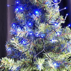 Toptan Pilli Led Işık 80 Led Mavi Işık