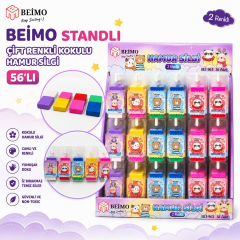 Toptan Çift Renkli Kokulu Hamur Silgi