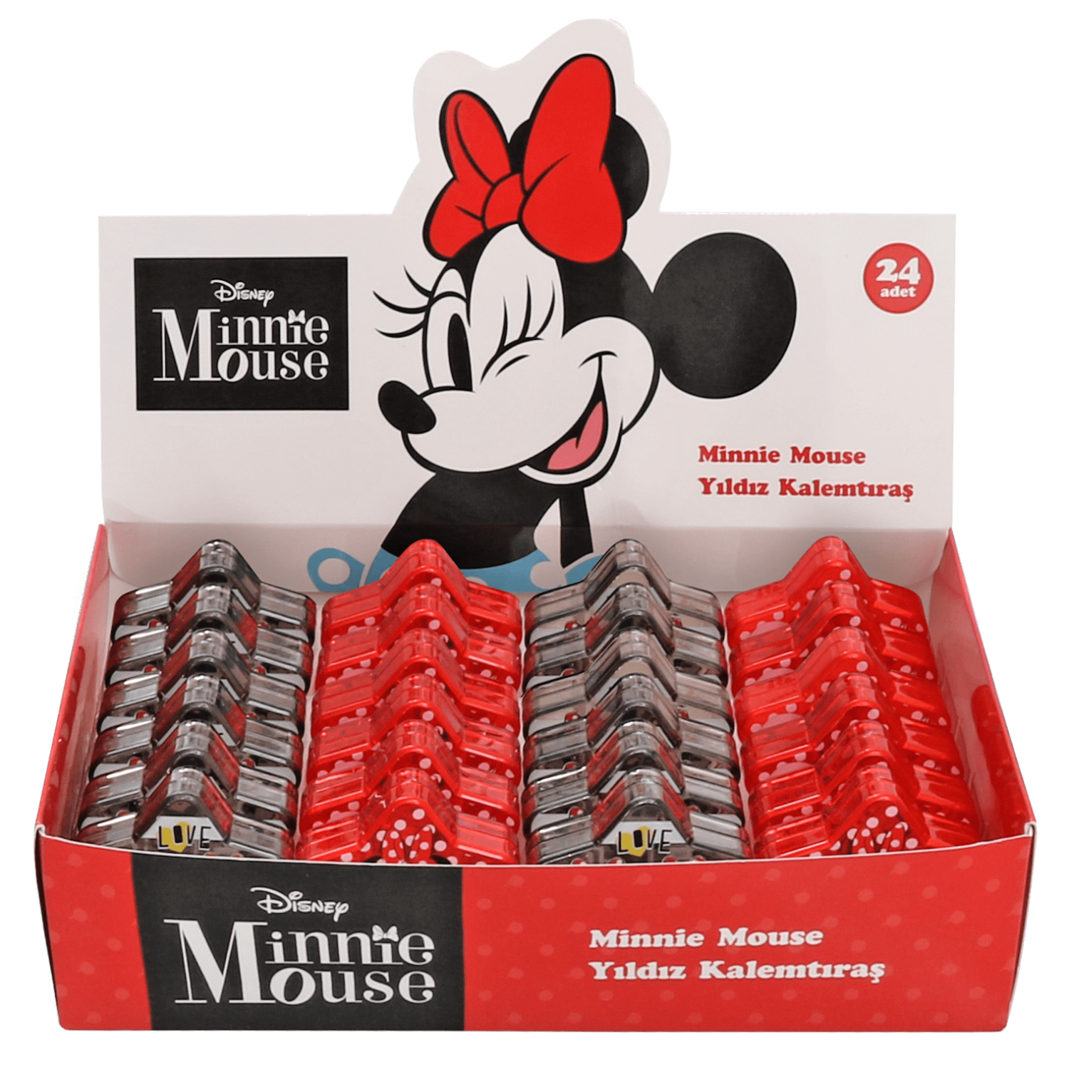 Toptan Minnie Mouse Yıldız Kalemtıraş