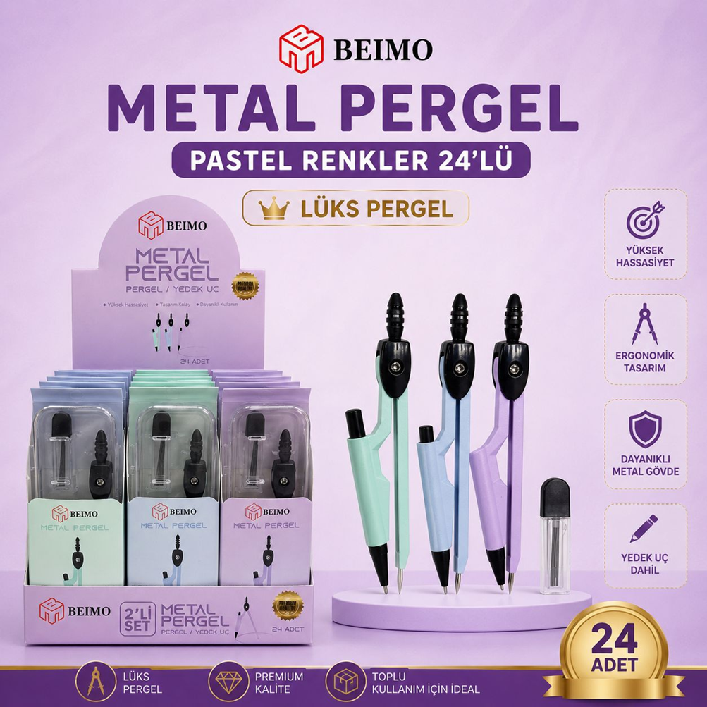 Toptan Beimo Pergel Pastel Renk