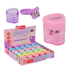 Toptan Mikro Kapaklı Hazneli Çift Bıçaklı Kalemtıraş