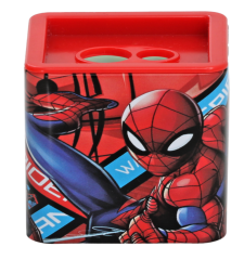 Toptan Spiderman Metal Hazneli Çift Bıçaklı Kalemtıraş