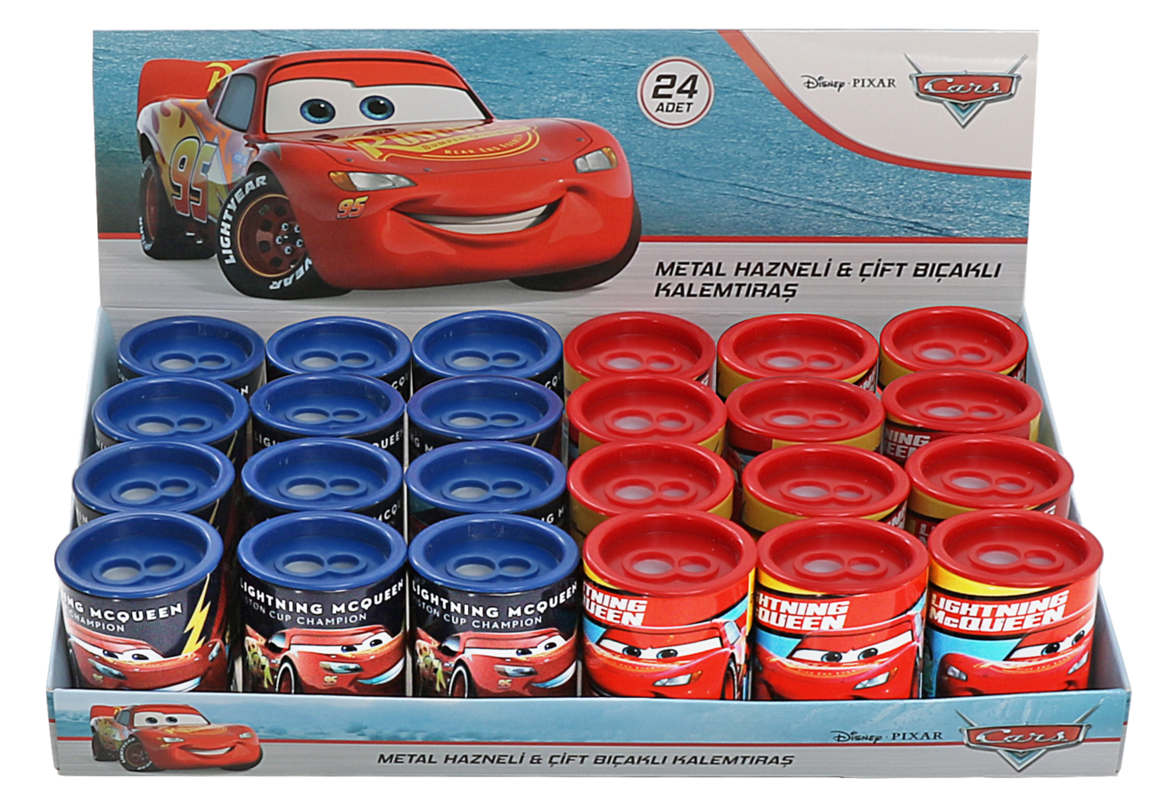 Toptan Cars Metal Hazneli Çift Bıçaklı Kalemtıraş