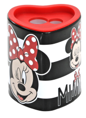 Toptan Minnie Mouse Metal Hazneli Çift Bıçaklı Kalemtıraş