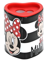 Toptan Minnie Mouse Metal Hazneli Çift Bıçaklı Kalemtıraş