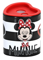 Toptan Minnie Mouse Metal Hazneli Çift Bıçaklı Kalemtıraş