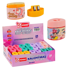 Toptan Mikro MK-4004 Hazneli Çiftli Kalemtraş