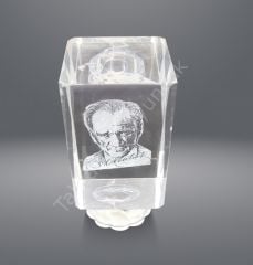 Toptan Kristal Işıklı Biblo Atatürk İmzalı