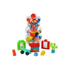 Toptan Plastik 66 Parça Ayıcıklı Lego