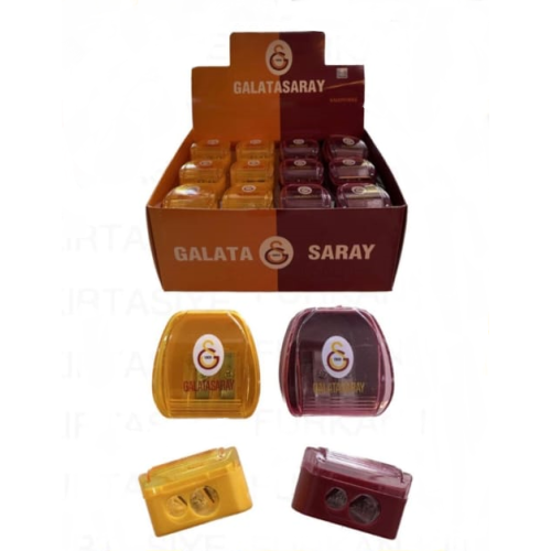 Toptan Galatasaray Çift Gözlü Kalemtraş