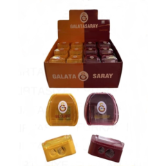 Toptan Galatasaray Çift Gözlü Kalemtraş