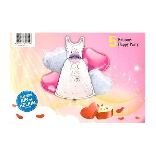 Toptan Gelin 5li Folyo Balon Set