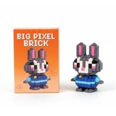 Toptan Big Pixel Brick Figür - Zootopia Tavşan Model