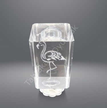 Toptan Kristal Işıklı Biblo Flamingo